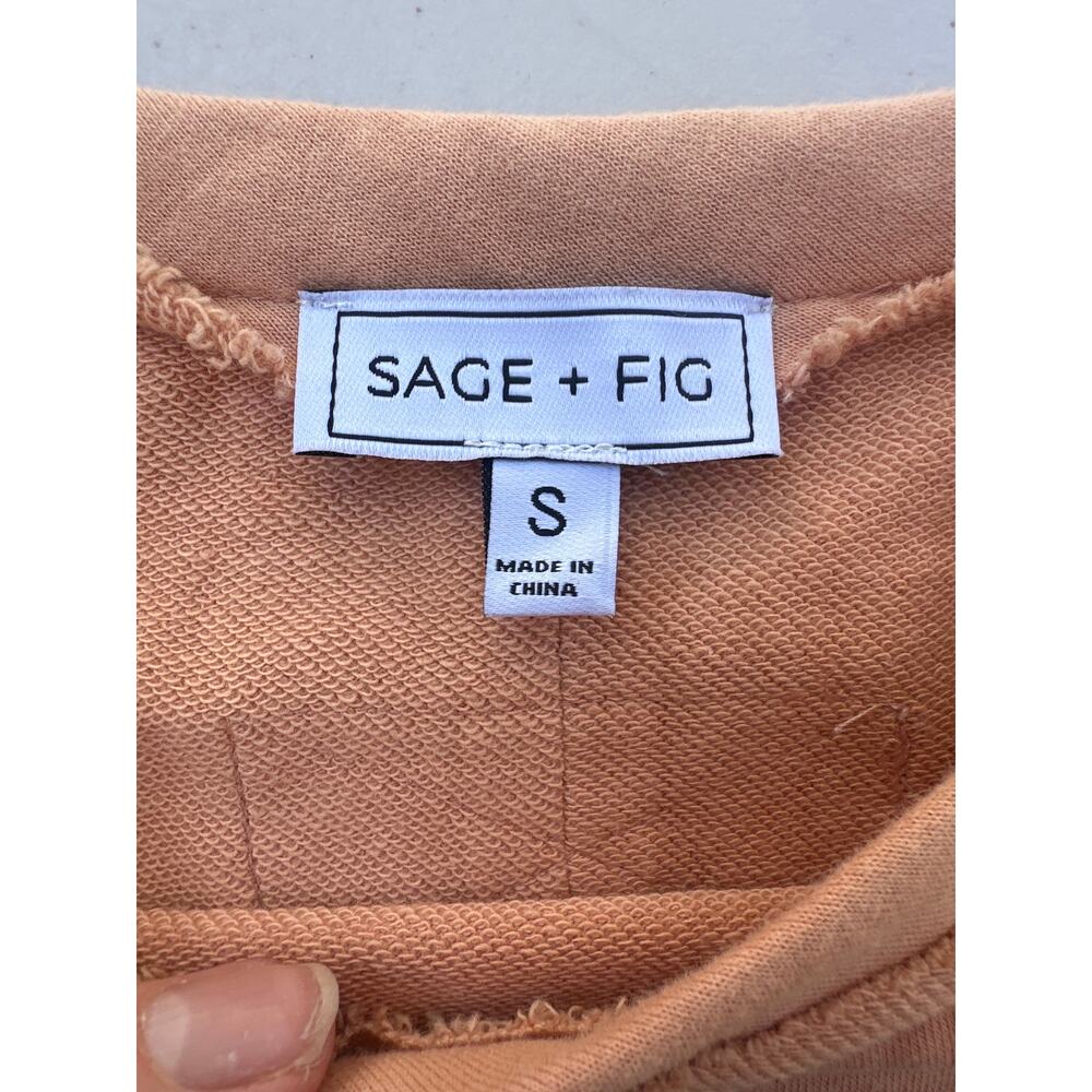 Upcycled Sage + Fig Peach Unique Patchwork Peace … - image 4